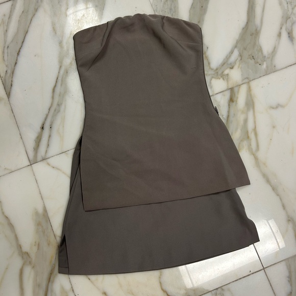 Tiger Mist Taupe Skirt Set - Picture 3 of 3